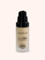 Течен фондьотен Radiant Skin 01 MOOKAJÉ с хиалуронова киселина и витамин Е без капачка